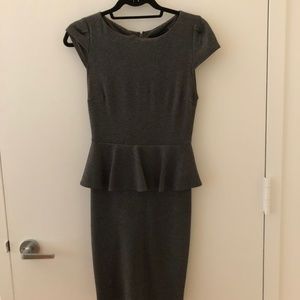 Alice & Olivia Employed Peplum Midi Dress, sz 2